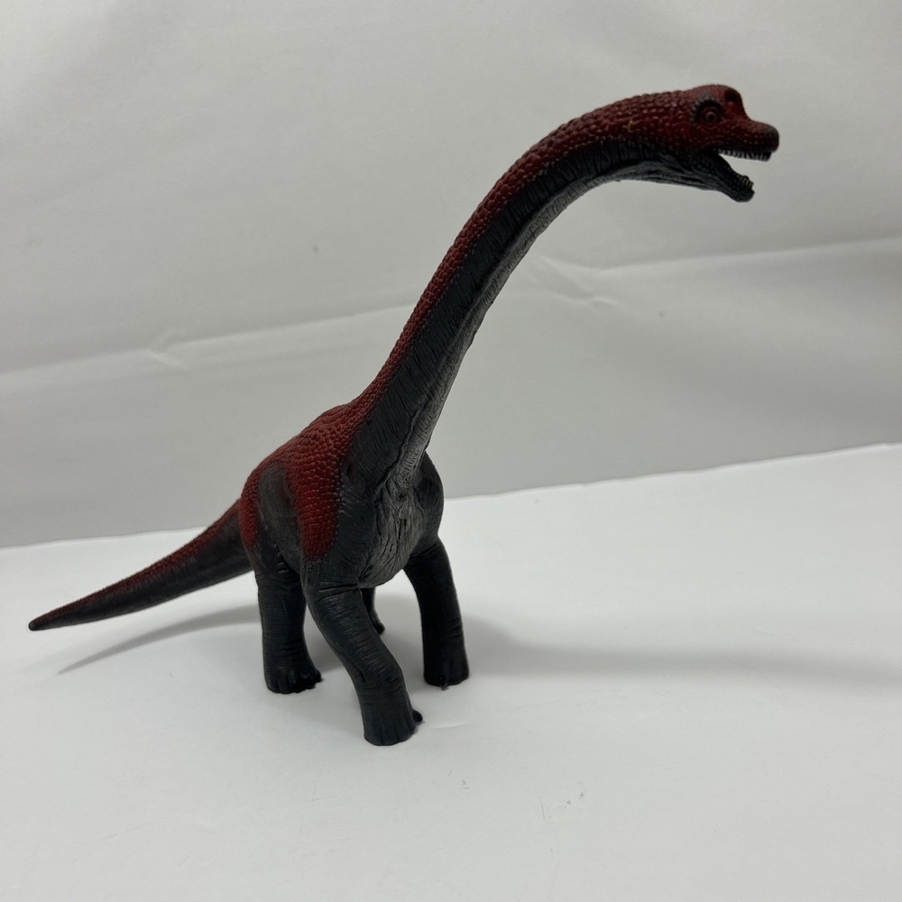 Schleich Brachiosaurus Figure Red Gray Dinosaur Figurine 2015 Realistic Figurine